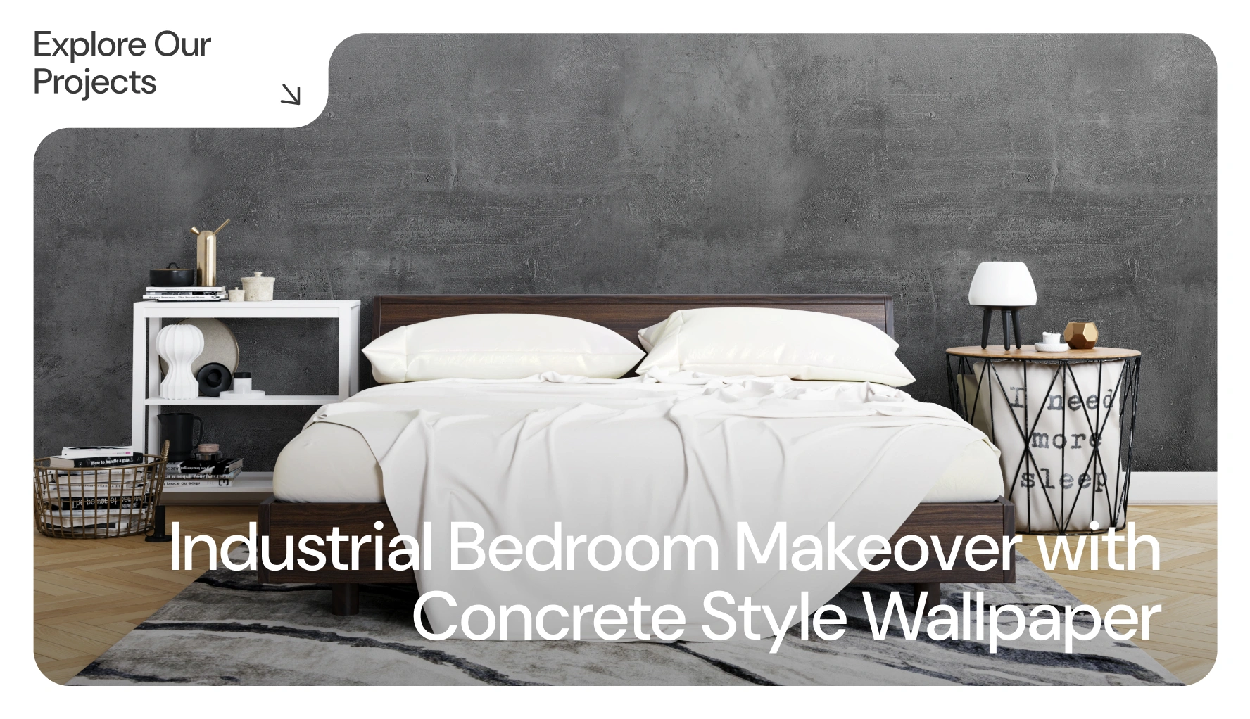 Natural Monochrome for a Bedrom
